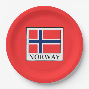 Norwegen Pappteller