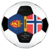 Norwegen Personalisiert, Flagge, Foto Fußball-Ball Fußball (Gedreht)