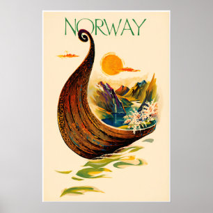 Norwegen Plakat