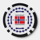 Norwegen Pokerchips (Rückseite)