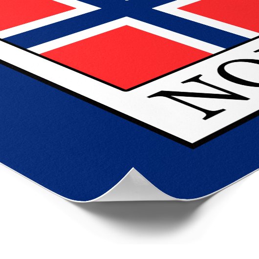 Norwegen Poster (Ecke)