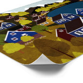 Norwegen Poster (Ecke)