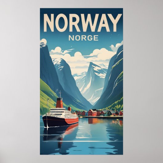 Norwegen Poster (Vorne)