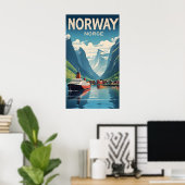Norwegen Poster (Heimbüro)