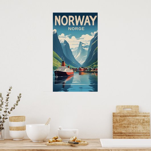 Norwegen Poster (Küche)