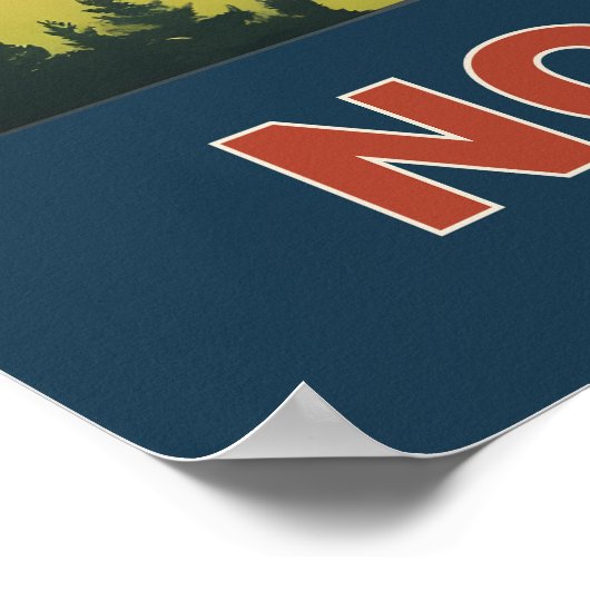 Norwegen Poster (Ecke)