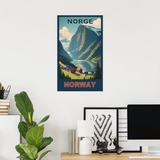 Norwegen Poster (Heimbüro)