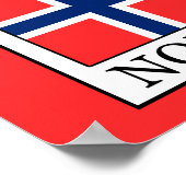 Norwegen Poster (Ecke)