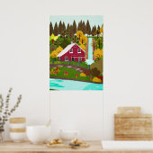 Norwegen Poster (Küche)