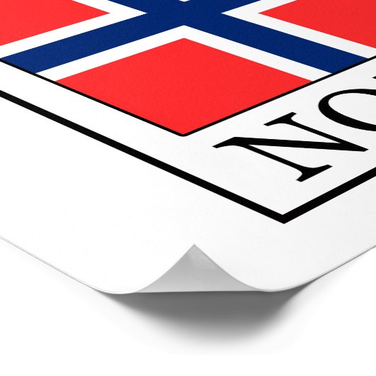 Norwegen Poster (Ecke)