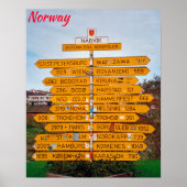 Norwegen Poster (Vorne)
