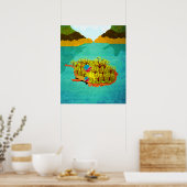 Norwegen Poster (Küche)