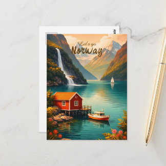 Norwegen Postkarte