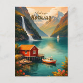 Norwegen Postkarte (Vorderseite)