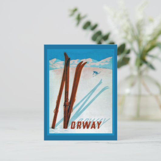 Norwegen Postkarte (Stehend Vorderseite)