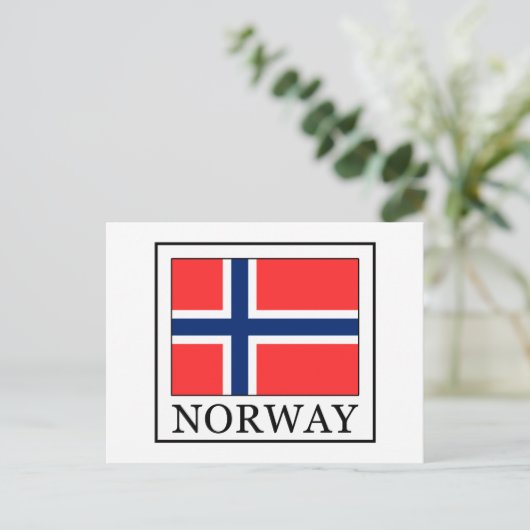 Norwegen Postkarte (Stehend Vorderseite)