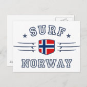 Norwegen Postkarte (Vorne/Hinten)