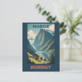 Norwegen Postkarte (Stehend Vorderseite)