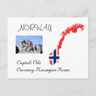 Norwegen Postkarte