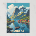 Norwegen Postkarte<br><div class="desc">Wussten Sie, dass Norwegen eine größere Fjorkonzentration hat als anderswo im Land? Und dass Norwegen auch Zuhause zum längsten Straßentunnel der Welt ist? Norwegen war 1945 ein Schlüsselstaat bei der Gründung der Vereinten Nationen. Das Land war auch die Quelle von interessanten Erfindungen, wie die Büroklammer! Norwegen ist in jeder Hinsicht...</div>