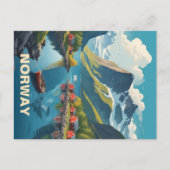 Norwegen Postkarte (Vorderseite)