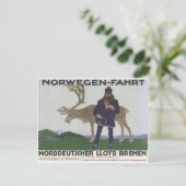 Norwegen Postkarte (Stehend Vorderseite)