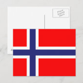 Norwegen Postkarte (Vorne/Hinten)