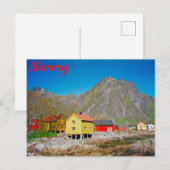 Norwegen Postkarte (Vorne/Hinten)