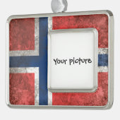 Norwegen Rahmen-Ornament Silber (Links)