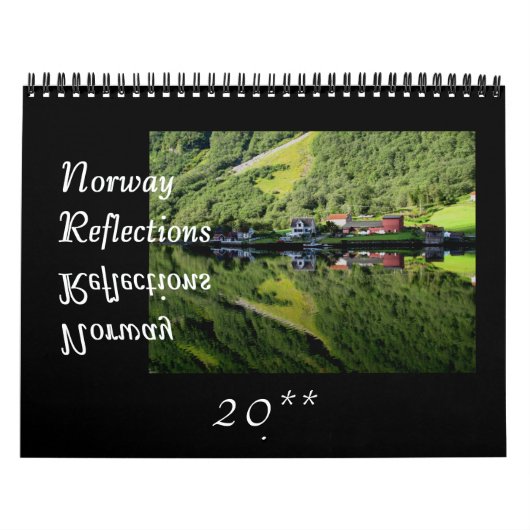 Norwegen Reflection Wall Calendar Kalender (Titelbild)