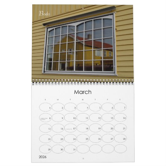 Norwegen Reflection Wall Calendar Kalender (Mär 2026)
