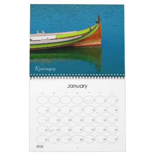 Norwegen Reflection Wall Calendar Kalender (Jan 2026)