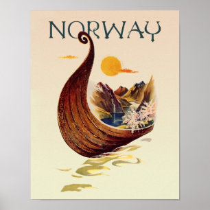 Norwegen-Reiseplakat Poster