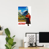 Norwegen-Reiseposter Poster (Heimbüro)
