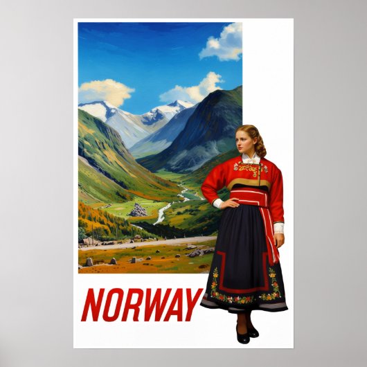Norwegen-Reiseposter Poster (Vorne)