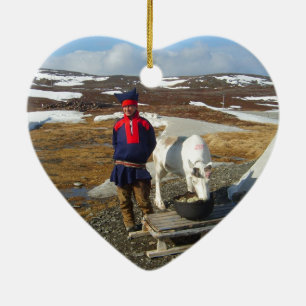 Norwegen, Sami Regelung in Lappland Keramik Ornament