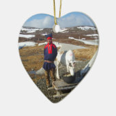 Norwegen, Sami Regelung in Lappland Keramik Ornament (Links)