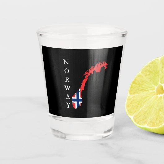 Norwegen Schnapsglas (Vorderseite)