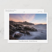 Norwegen Seascape Postkarte (Vorne/Hinten)