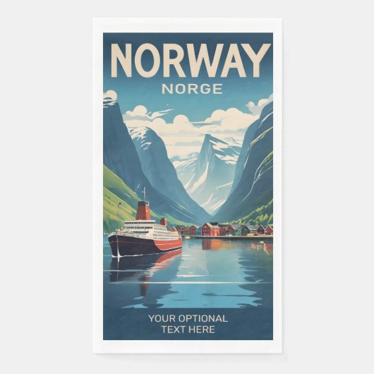 Norwegen Serviette (Vorderseite)