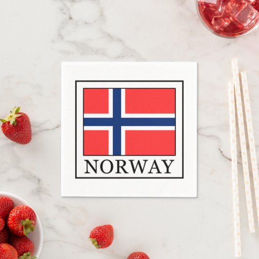 Norwegen Serviette (Beispiel)