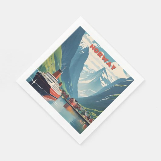 Norwegen Serviette (Ecke)
