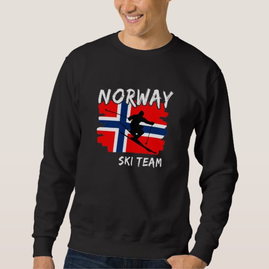 Norwegen Ski Sweatshirt (Vorderseite)