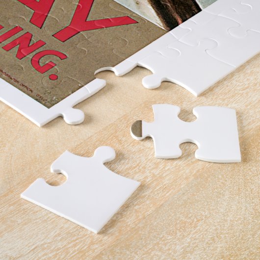 Norwegen Ski Vintage Reise Puzzle (Seite)