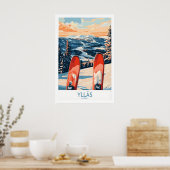 Norwegen Skidruck 1 Poster (Küche)