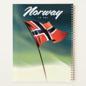 Norwegen Skiposter Planer (Rückseite)