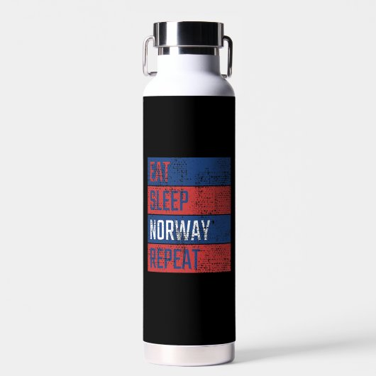 Norwegen - Sleep Norwegen Wiederholung Trinkflasche (Vorne)