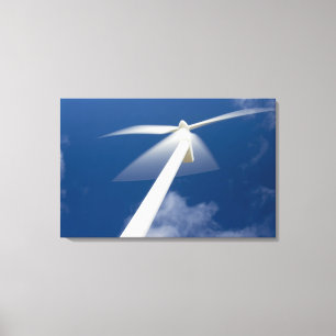 Norwegen, Sogn og Fjordane. Windmühle am KrÃ Yua Leinwanddruck