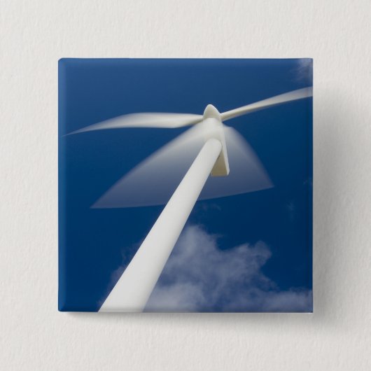 Norwegen, Sogn og Fjordane. Windmühle am Krà Yuan. Button (Vorderseite)