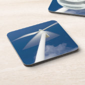 Norwegen, Sogn og Fjordane. Windmühle am Krà Yuan. Untersetzer (Linke Seite)